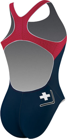 Nike Women's Guard Power Back Tank One Piece  One Piece Swimsuits  Nike