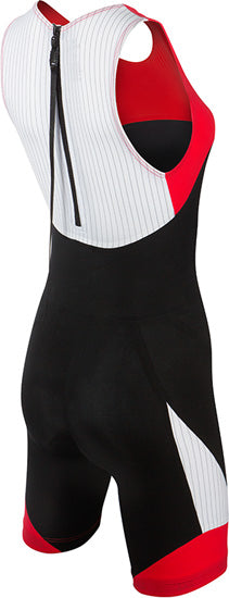 TYR Tri Suit Women's Carbon Zipper Back Short John W/Pad  Women's Triathlon Wetsuits  Tyr