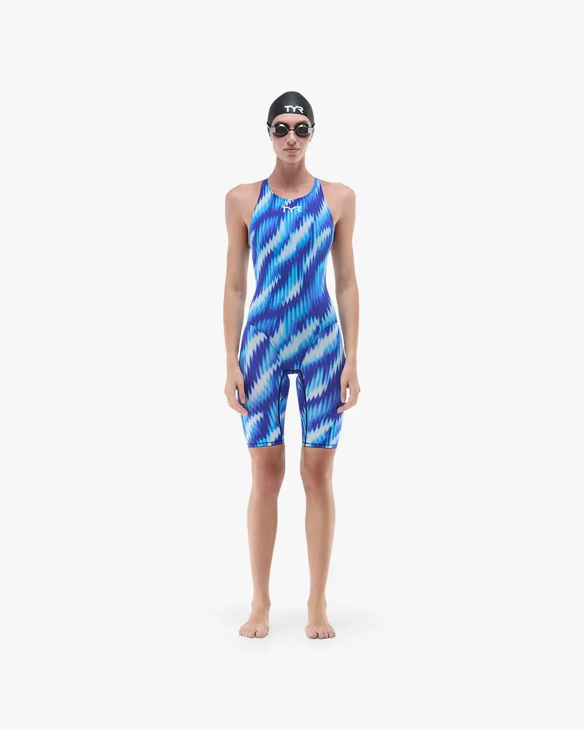 TYR Women's Cryo Open Back Thresher Tech Suit  Technical Swimsuits  Tyr