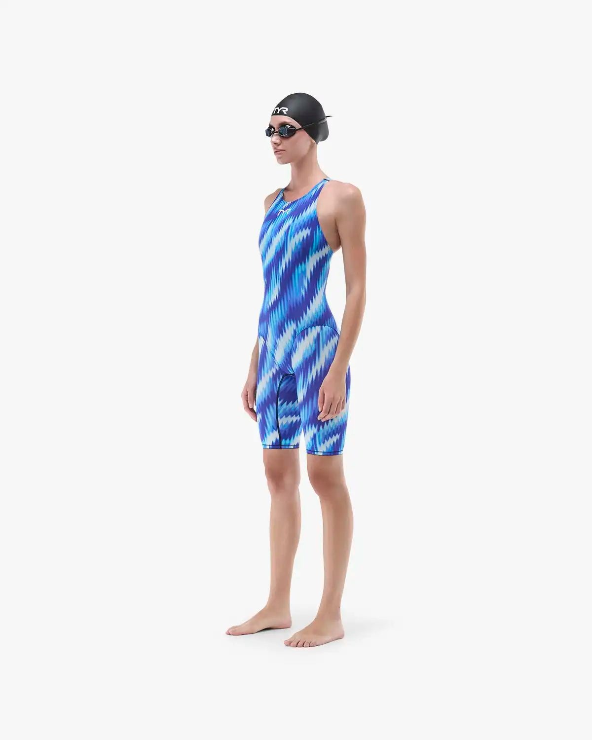 TYR Women's Cryo Open Back Thresher Tech Suit  Technical Swimsuits  Tyr