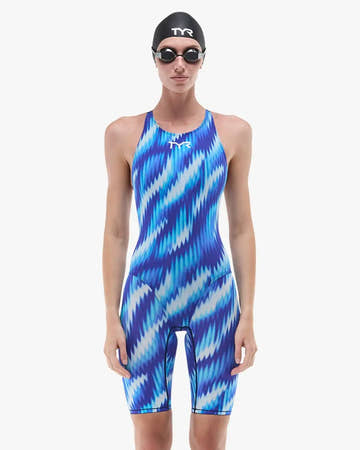 TYR Women's Cryo Open Back Thresher Tech Suit  Technical Swimsuits  Tyr