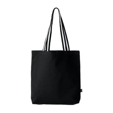 Terry Town Deluxe Canvas Tote Bag with Striped Handles