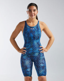 TYR Women's Thresher Open Back One Piece Swimsuit - U12 Compliant - Akurra  Technical Swimsuits  Tyr