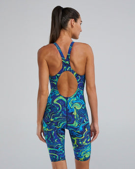 TYR Women's Thresher Hyperblitz Kneeskin Technical Suit  Technical Swimsuits  Tyr