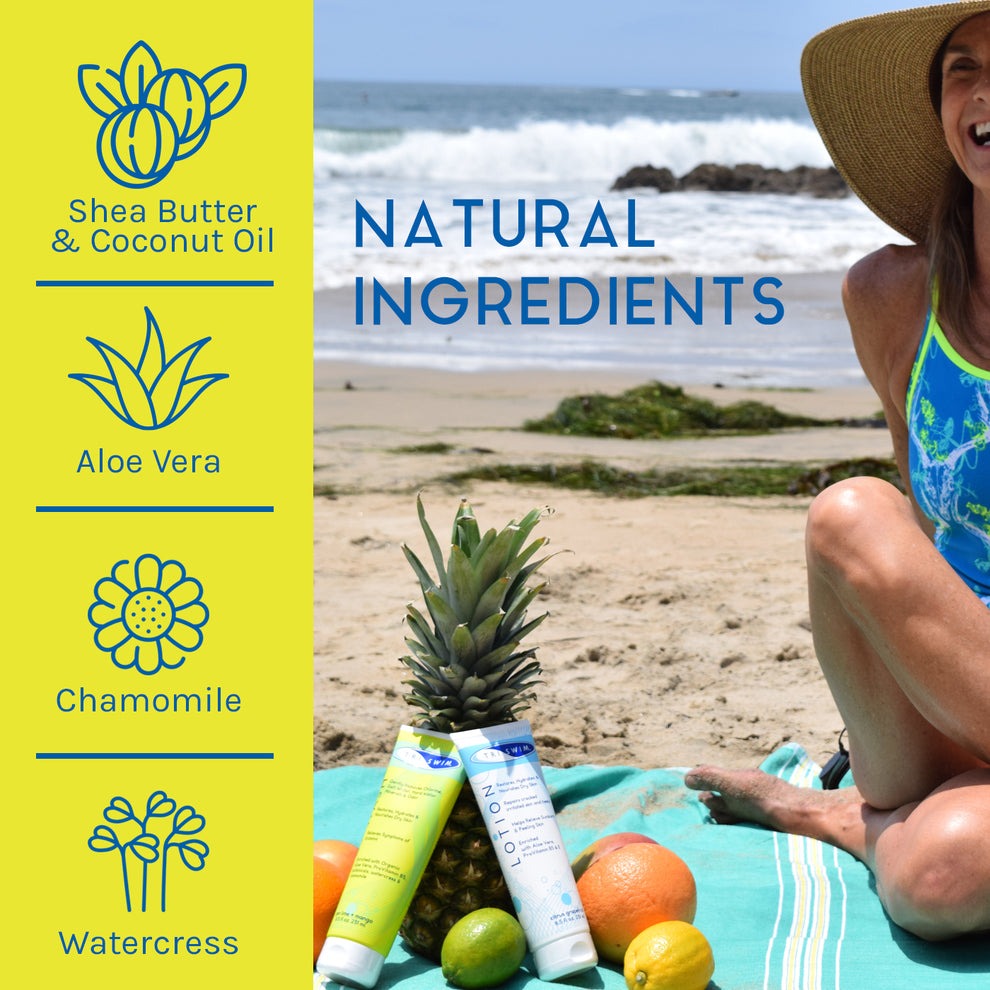 TRISWIM Body Wash | Lotion Gift Set With Loofa  Swimmers' Shampoos and Personal Care  SBR Sports