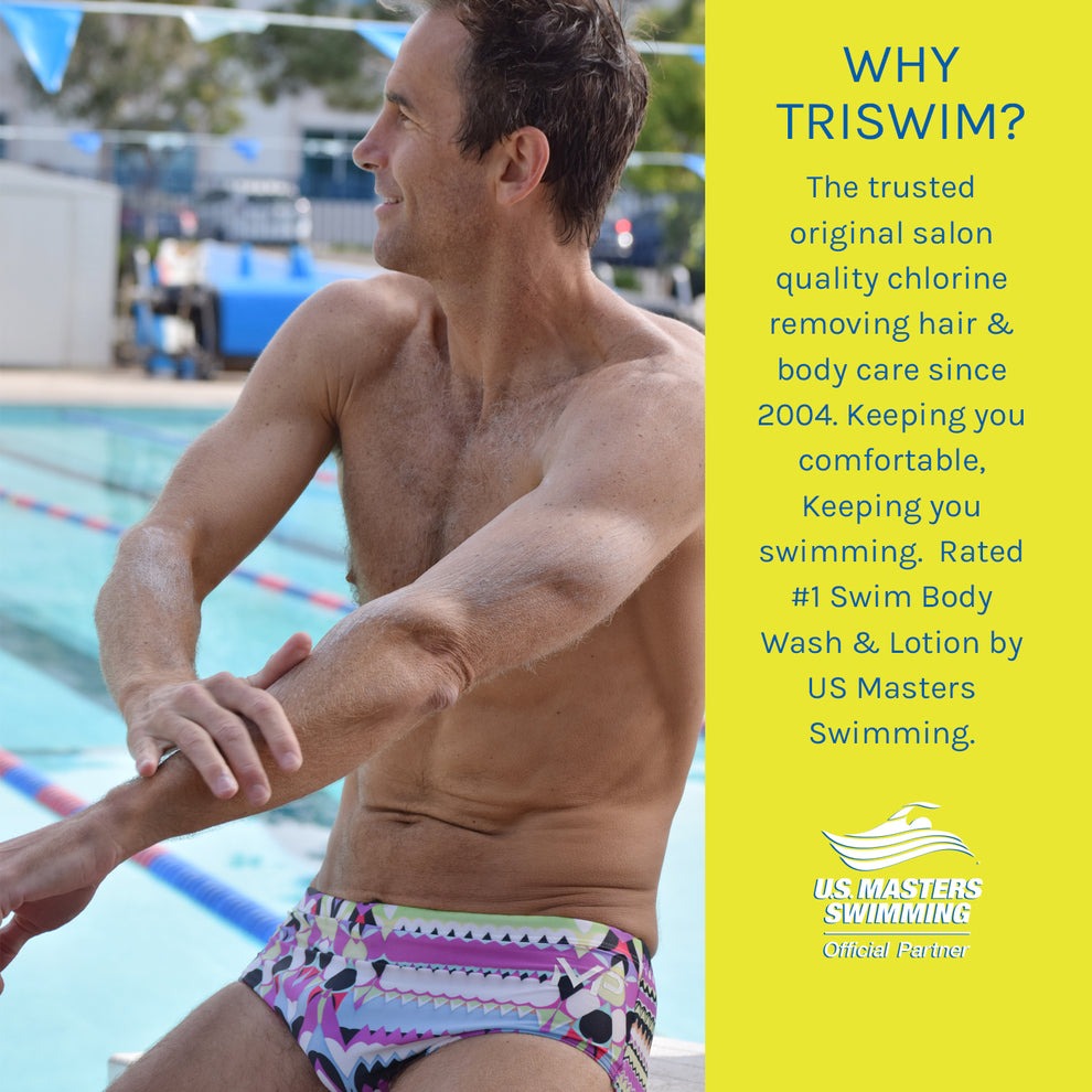 TRISWIM Body Wash | Lotion Gift Set With Loofa  Swimmers' Shampoos and Personal Care  SBR Sports