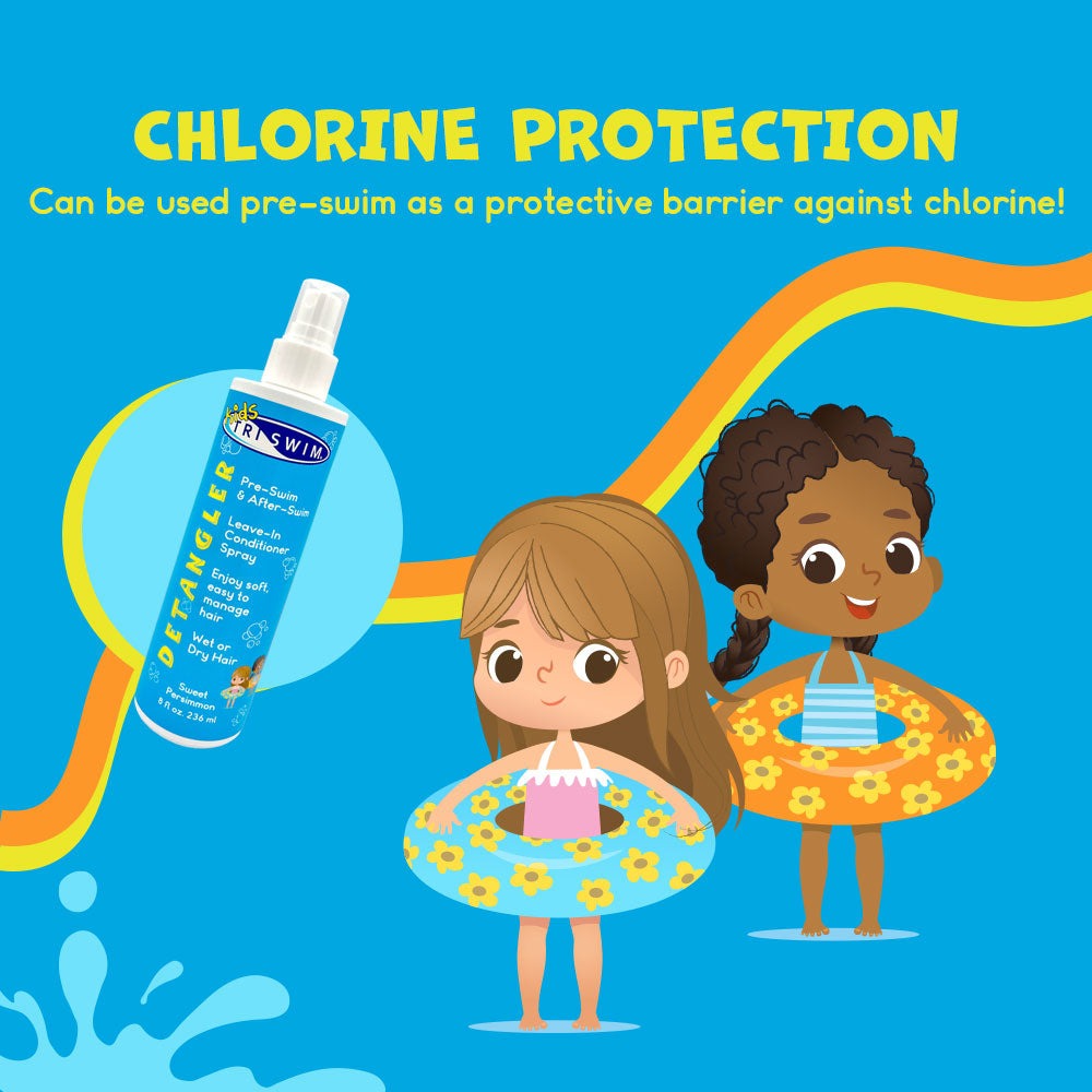 TRISWIM Kids Detangler Leave-In Conditioner Spray  Swimmers' Shampoos and Conditioners  SBR Sports