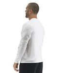 TYR SunDefense Men's Vented Long Sleeve Rash Guard – UPF Swim Shirt  Long Sleeve Rash Guard  Tyr