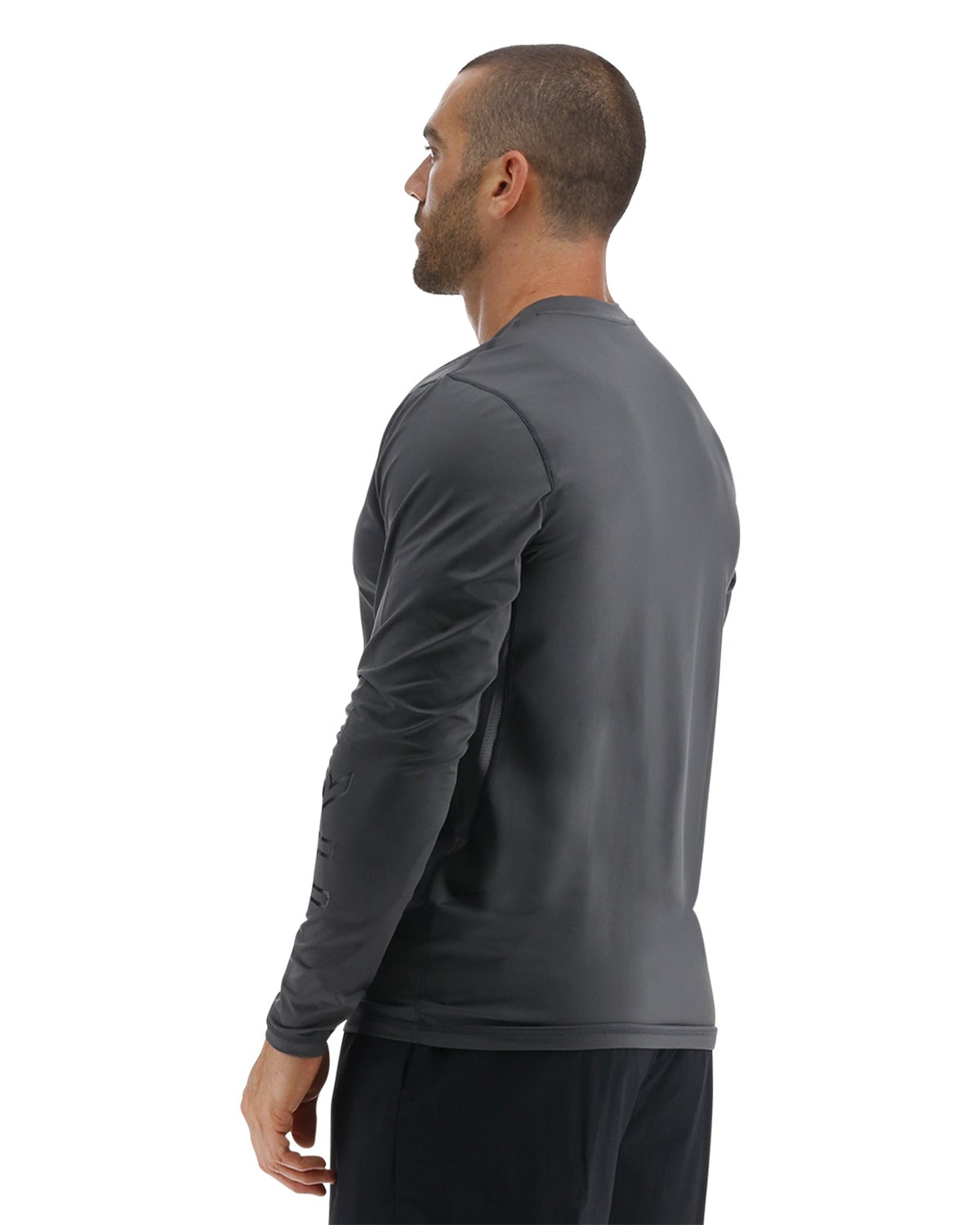 TYR SunDefense Men's Vented Long Sleeve Rash Guard – UPF Swim Shirt  Long Sleeve Rash Guard  Tyr