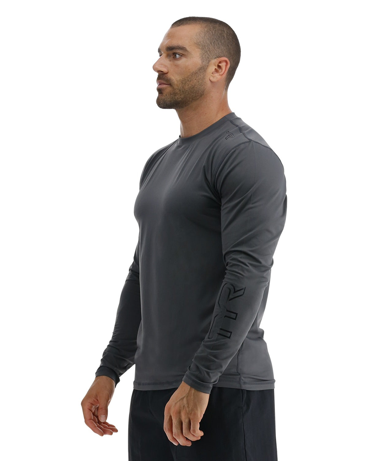 TYR SunDefense Men's Vented Long Sleeve Rash Guard – UPF Swim Shirt  Long Sleeve Rash Guard  Tyr