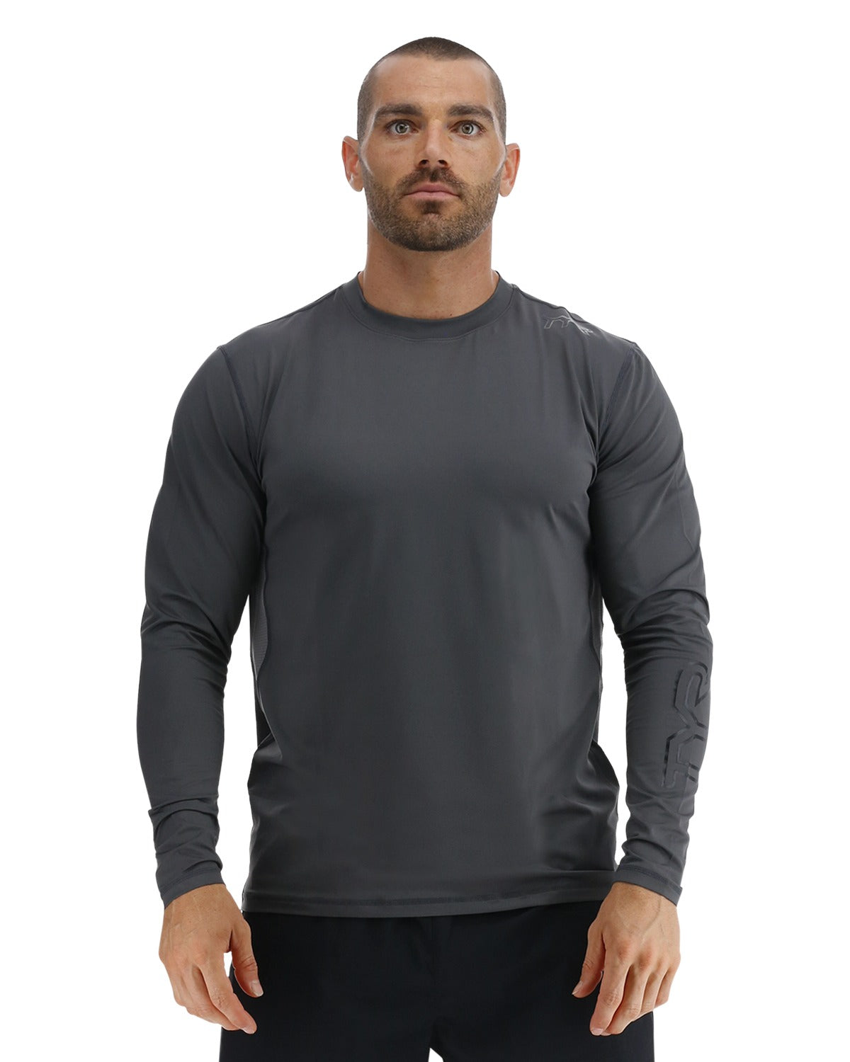 TYR SunDefense Men's Vented Long Sleeve Rash Guard – UPF Swim Shirt  Long Sleeve Rash Guard  Tyr