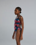 TYR Durafast Elite Girls' Trinityfit Swimsuit - Starhex  Girls One Piece  Tyr