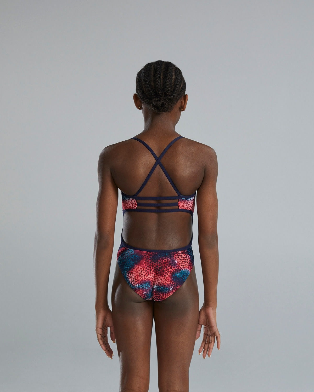 TYR Durafast Elite Girls' Trinityfit Swimsuit - Starhex  Girls One Piece  Tyr