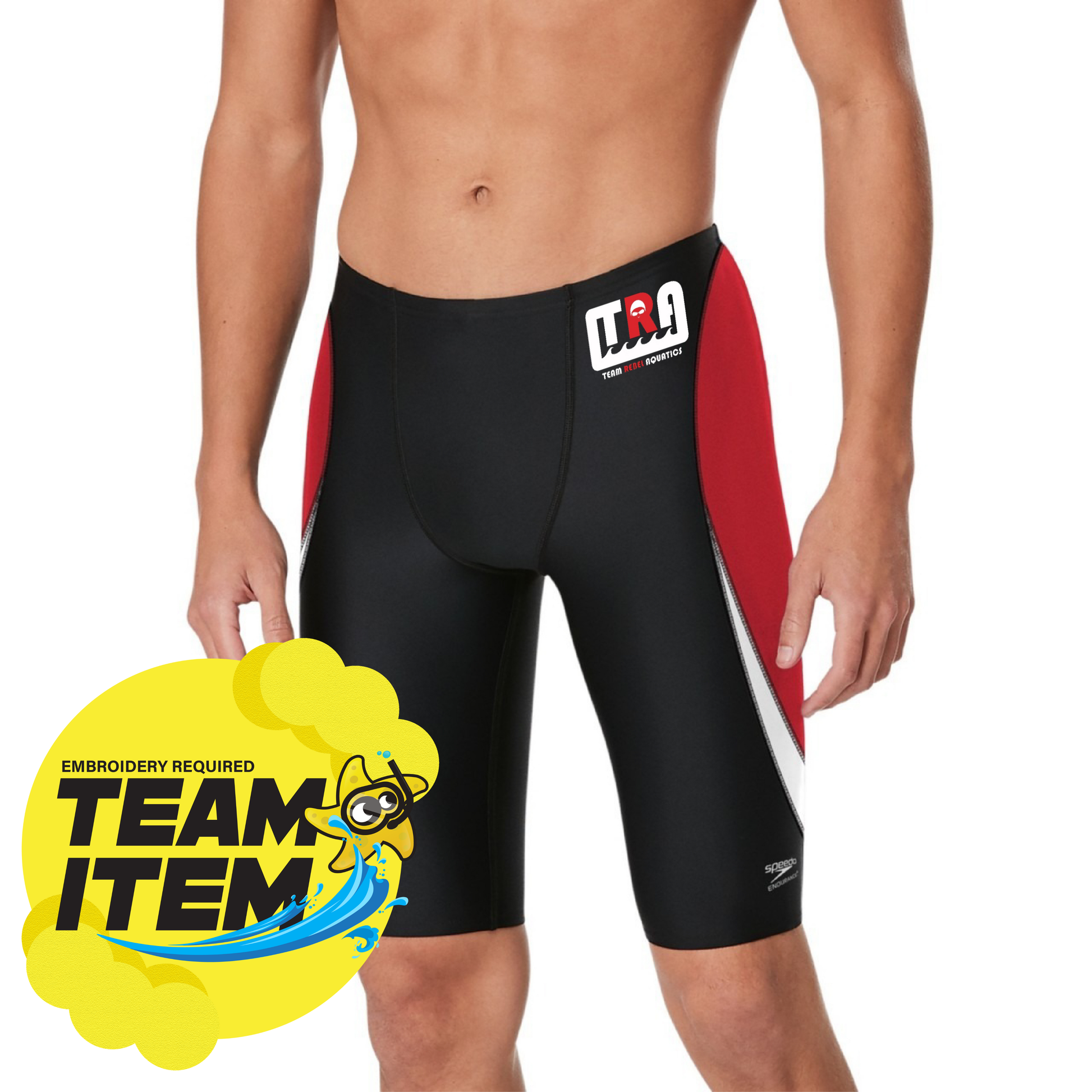 TRA Speedo Men's Jammer Endurance+ Splice  Swim Jammers  Speedo