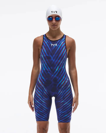 TYR Women's Bravix Katie Ledecky Open Back Tech Suit