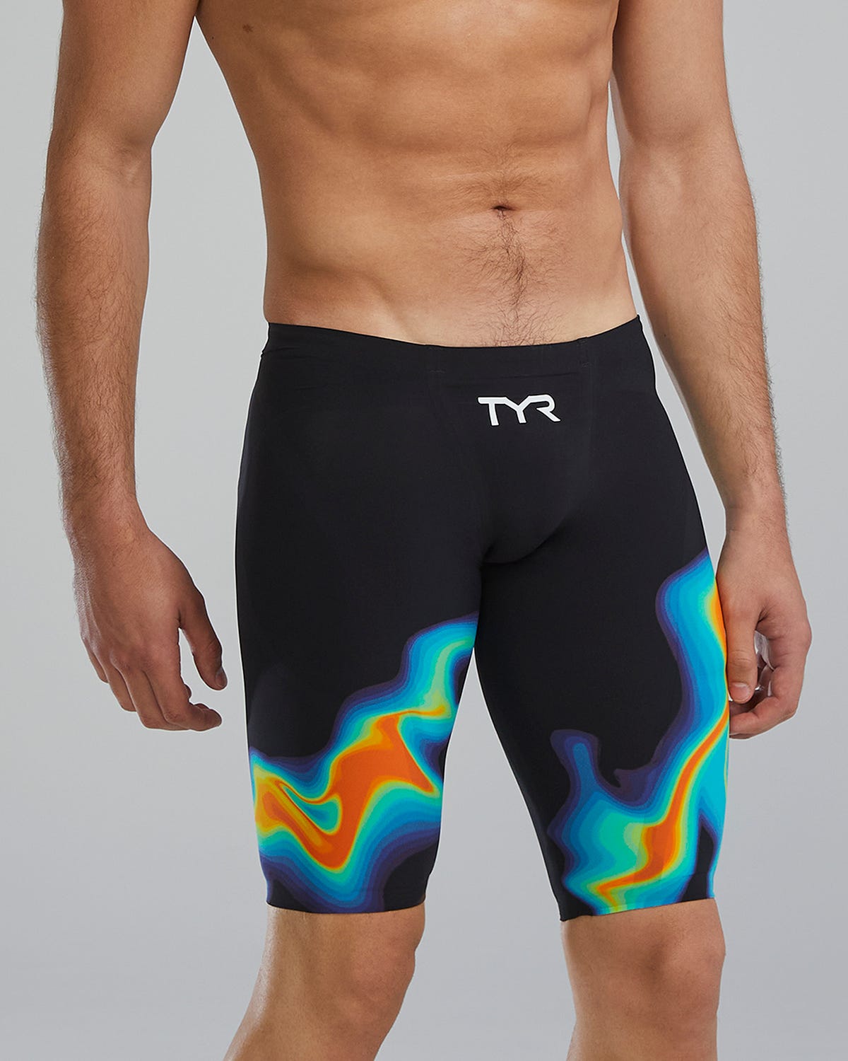 TYR Men's Venzo Low Waist Technical Jammer Swimsuit - Infrared  Technical Jammer  Tyr