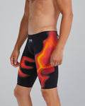 TYR Men's Venzo Low Waist Technical Jammer Swimsuit - Infrared  Technical Jammer  Tyr