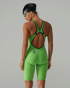 TYR Women's Venzo Open Back Technical One Piece Swimsuit - Solid - Non PFAS  Technical Swimsuits  Tyr