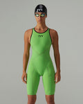 TYR Women's Venzo Open Back Technical One Piece Swimsuit - Solid - Non PFAS  Technical Swimsuits  Tyr