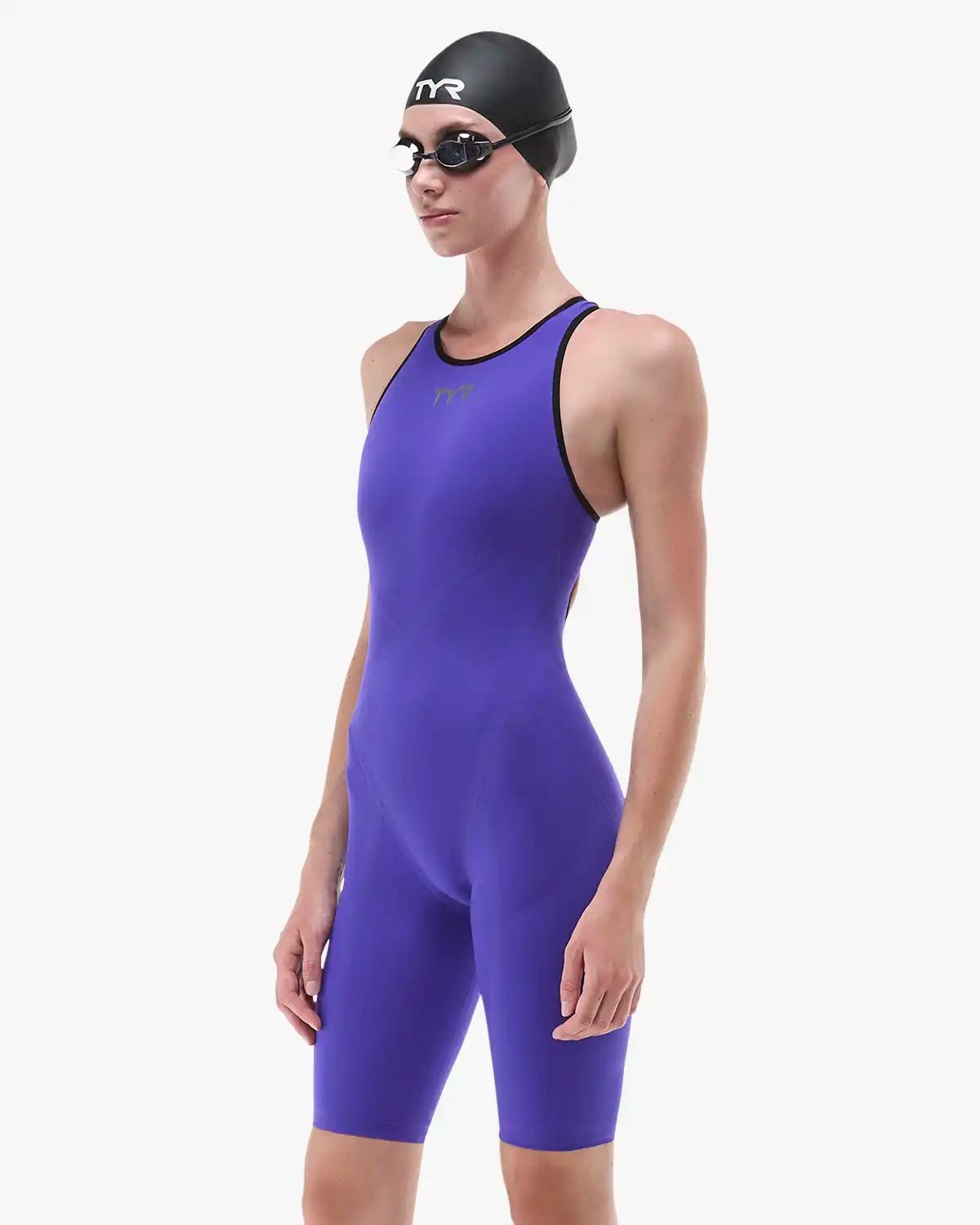 TYR Women's Solid Venzo Open Back Technical One Piece Swimsuit - Non PFAS  Technical Swimsuits  Tyr