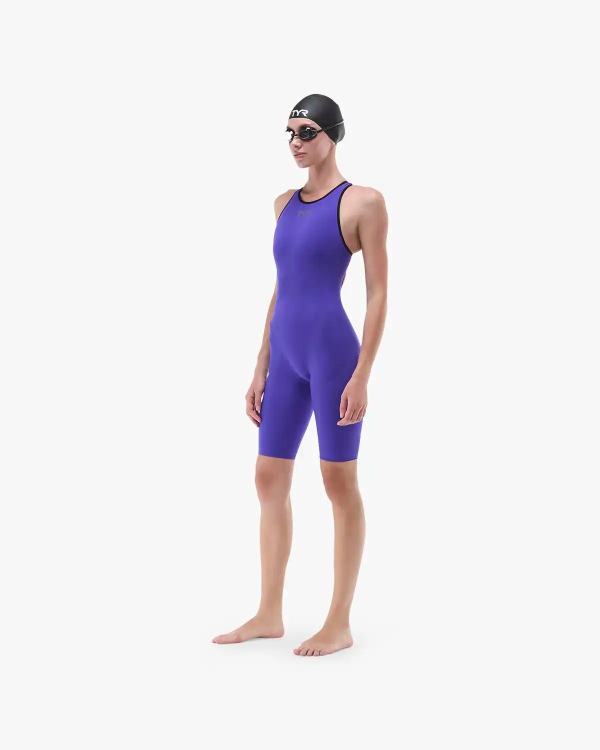 TYR Women's Solid Venzo Open Back Technical One Piece Swimsuit - Non PFAS  Technical Swimsuits  Tyr