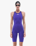 TYR Women's Solid Venzo Open Back Technical One Piece Swimsuit - Non PFAS  Technical Swimsuits  Tyr