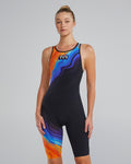 TYR Women's Technical Suit Venzo Open Back - Volconyx - Non PFAS  Technical Swimsuit  Tyr