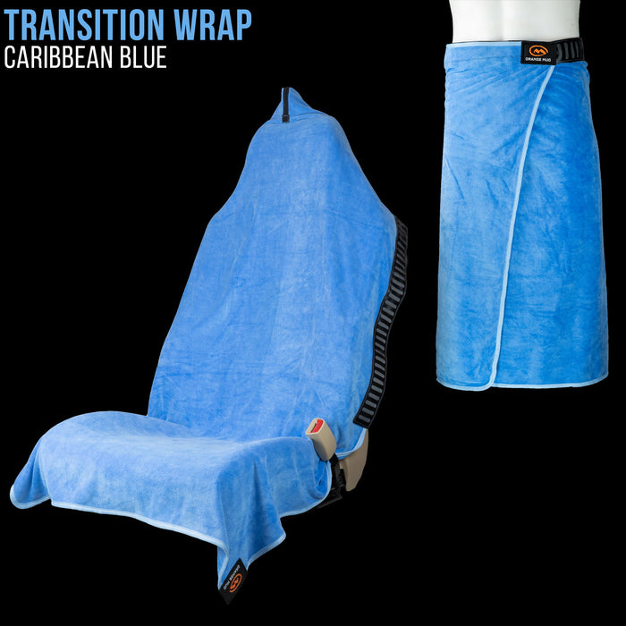 Orange Mud Transition Wrap: Multipurpose Microfiber Towel & Car Seat Cover - Ideal for Athletes