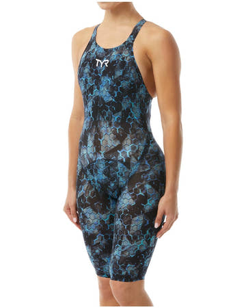 TYR Women's Avictor Supernova Open Back Tech Suit  Technical Swimsuits  Tyr