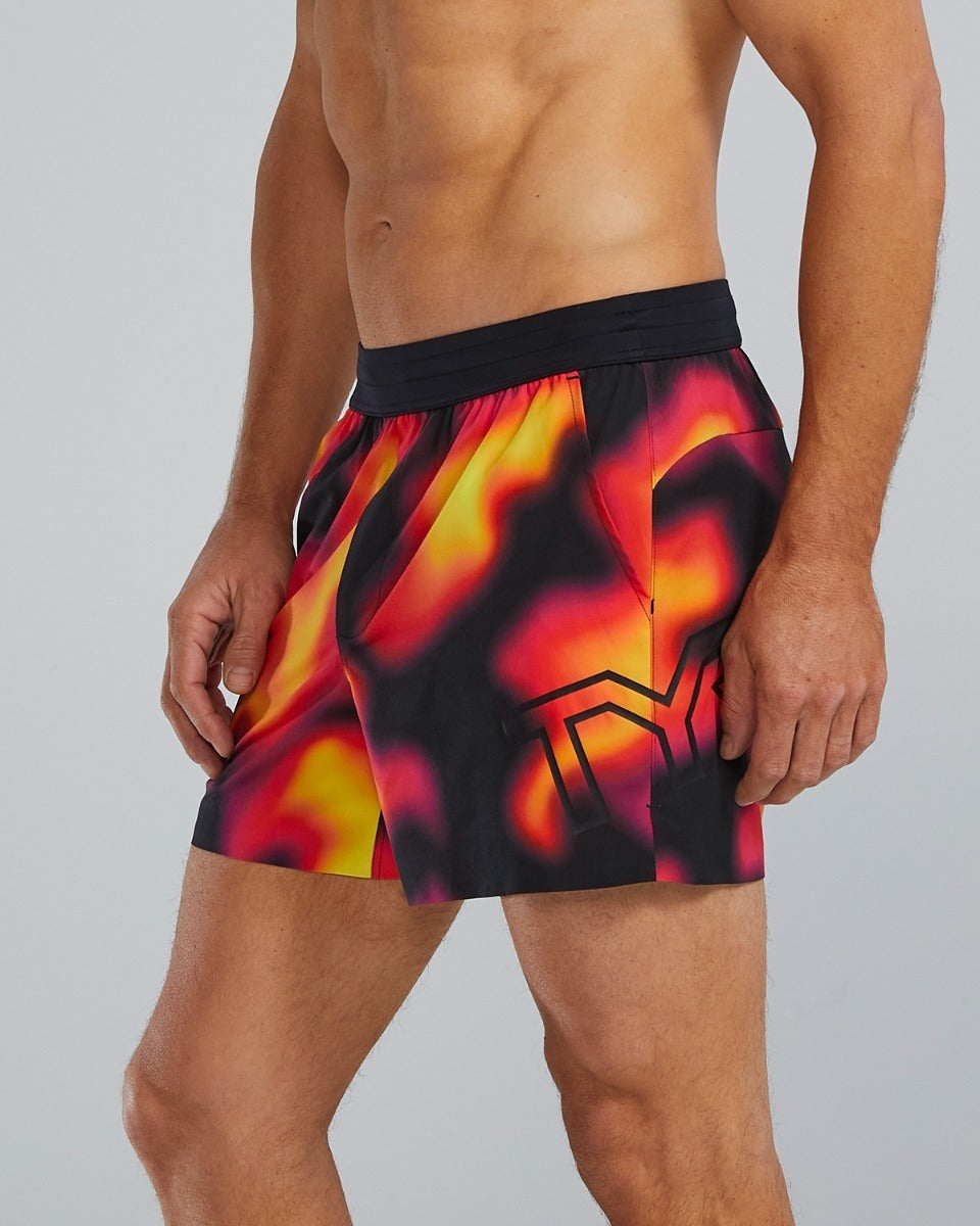 TYR Hydrosphere Men's Unlined 5" Unbroken Shorts - Solid  Men's Swim Trunks  Tyr