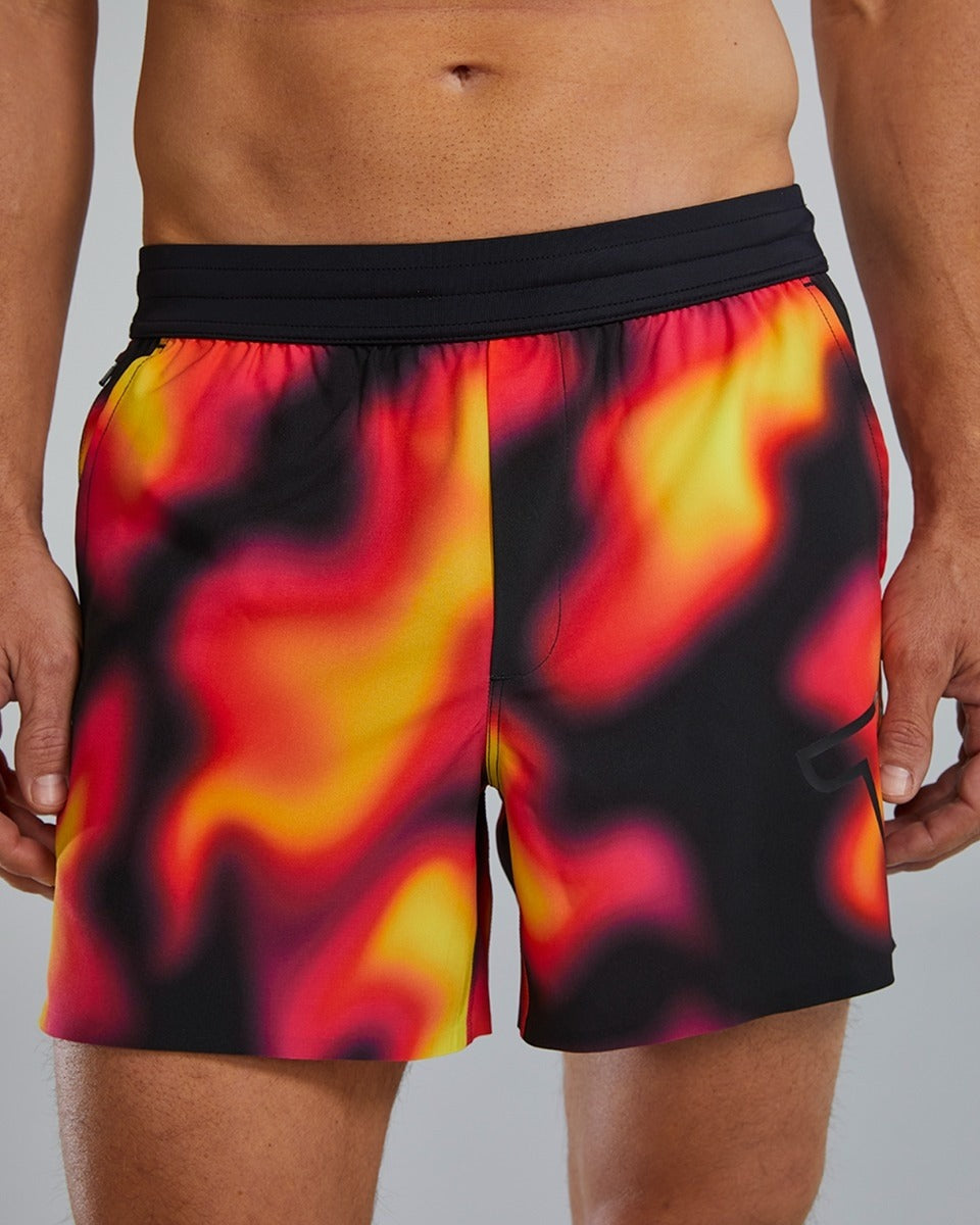 TYR Hydrosphere Men's Unlined 5" Unbroken Shorts - Solid  Men's Swim Trunks  Tyr