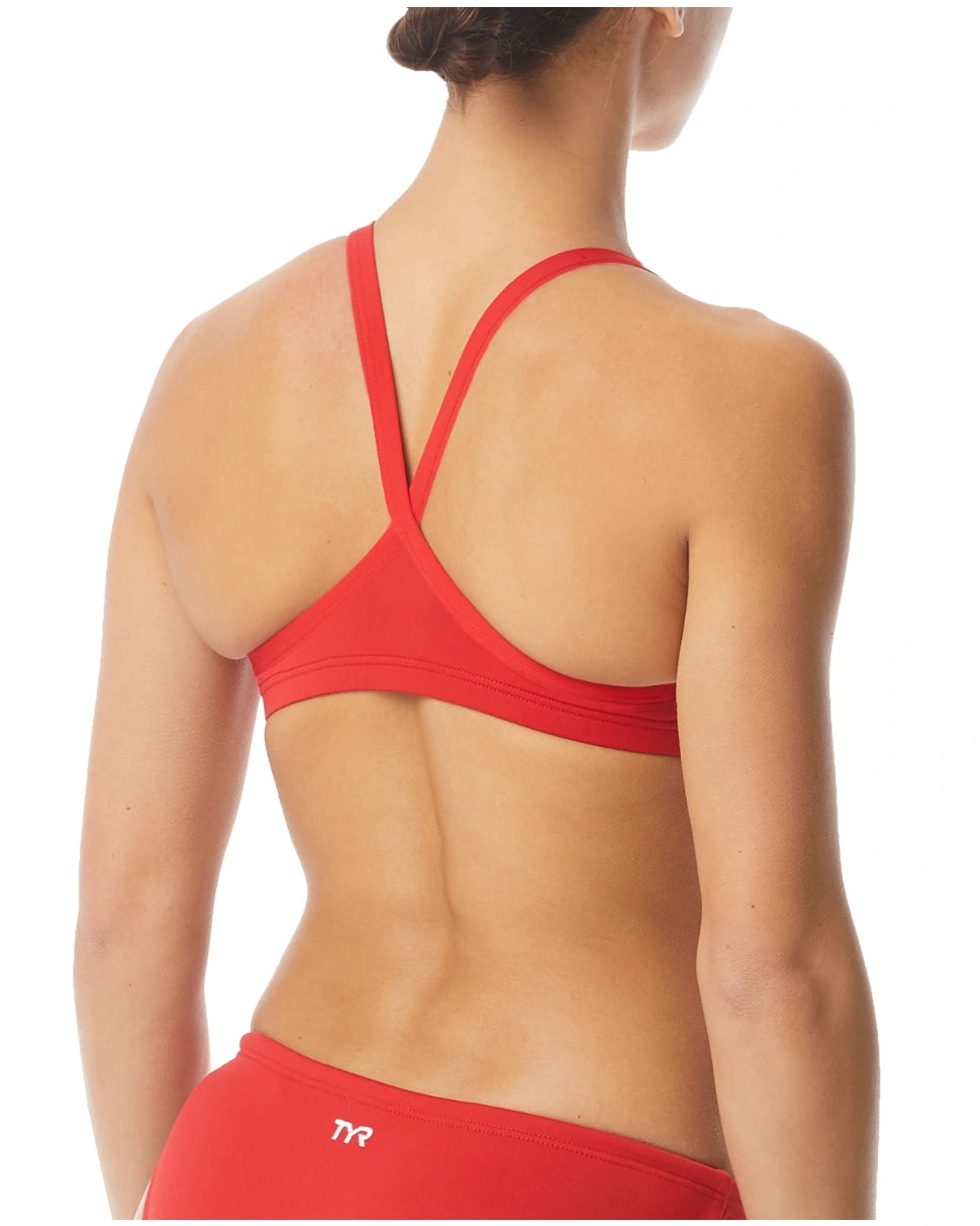 TYR Women's Solid Durafast One Diamondfit Bikini Top  Bikini Top  Tyr