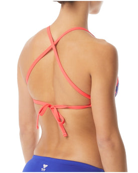 TYR Women's Pacific Tieback Top - Penello  Activewear  Tyr