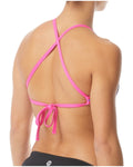 TYR Women's Pacific Tieback Top - Pink Penello  Activewear  Tyr