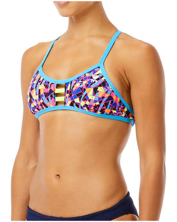 TYR Santa Marta Pacific Two-Piece Tieback Top - Durafast One  Bikini Top  Tyr