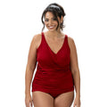 Dolfin Tankini Top Solid Wrap  Women's Tankini Top  Dolfin