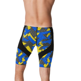 Speedo Men's Ruse Blocks Swim Jammer  Swim Jammers  Speedo