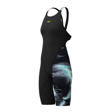 Speedo Women's LZR Pro 2.0 Printed Kneeskin Tech Suit - Electro Static