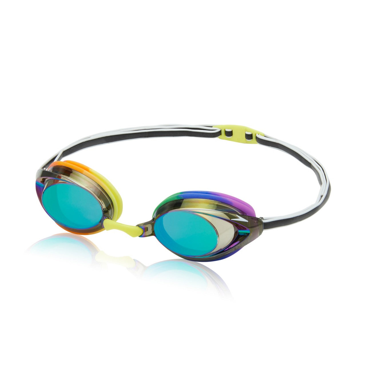 Speedo Jr Vanquisher 2.0 Mirrored Rio Collection Kid's Swim Goggles  Kids Swimming Goggles  Speedo
