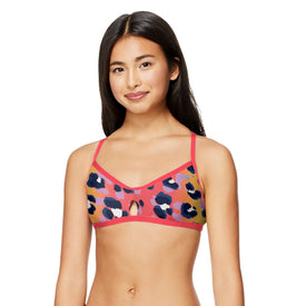 Speedo Women's Printed Keyhole Top  Bikini Top  Speedo
