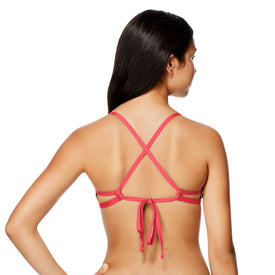 Speedo Women's Printed Keyhole Top  Bikini Top  Speedo