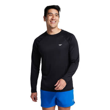 Speedo Men’s UV Easy Long Sleeve Rash Guard  Long Sleeve Rash Guard  Speedo