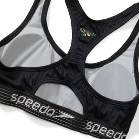 Speedo Stripe Logo Two Piece Swim Top  Active Swimwear  Speedo