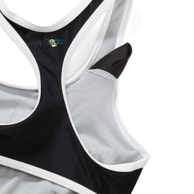 Speedo Contrast Binding One Piece Swimsuit  One Piece Swimsuits  Speedo