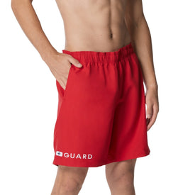 Speedo Guard 19" Volley Short  Men's Lifeguard Shorts  Speedo
