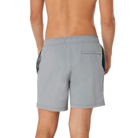 Speedo Men's Standard Swim Trunk Mid Length Redondo Solid  Boardshorts  Speedo