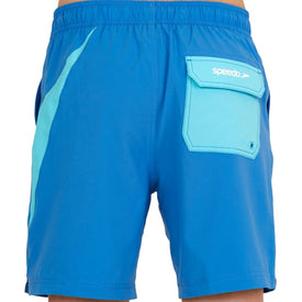 Speedo Men's Standard Swim Trunk Mid Length Redondo Solid  Boardshorts  Speedo