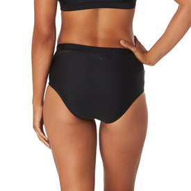 Speedo Mesh High Waist Bikini Bottom  Active Swimwear  Speedo