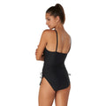 Speedo Solid Side Shirred One Piece Swimsuit  One Piece Swimsuits  Speedo
