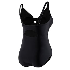 Speedo Contrast Strap Plus Size One Piece Swimsuit  Plus Size Swimsuits  Speedo